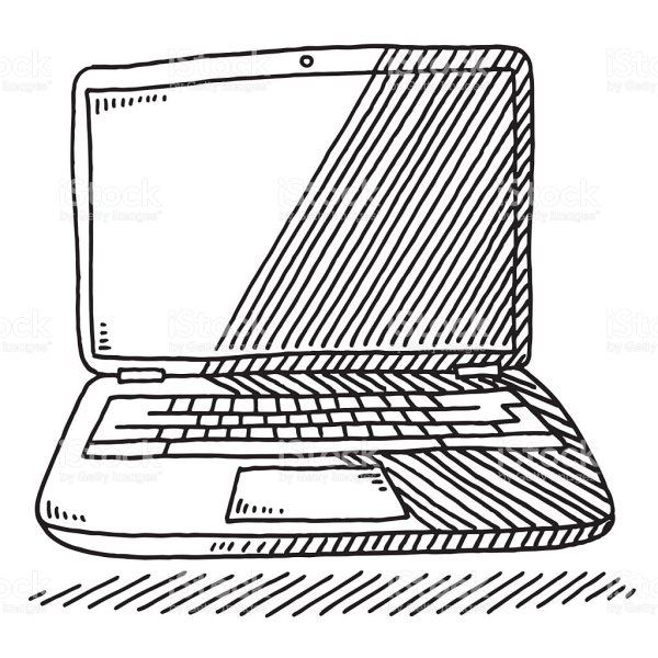 Чертеж ноутбука