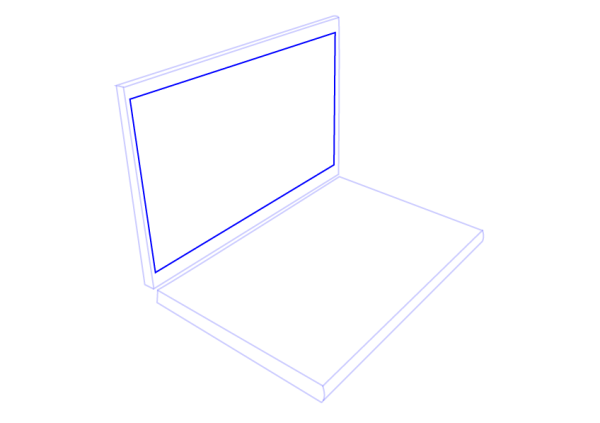 Рисовать ноутбук поэтапно