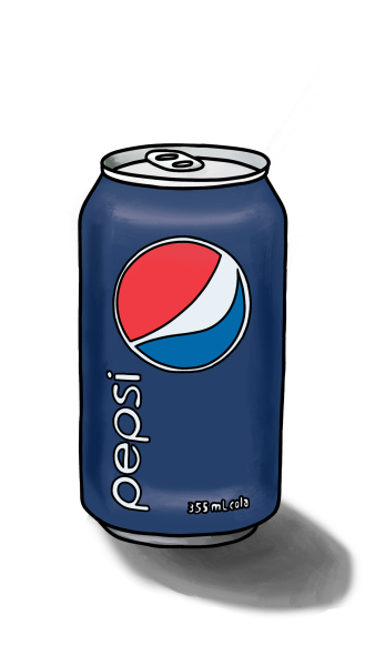 Рисовать пепси