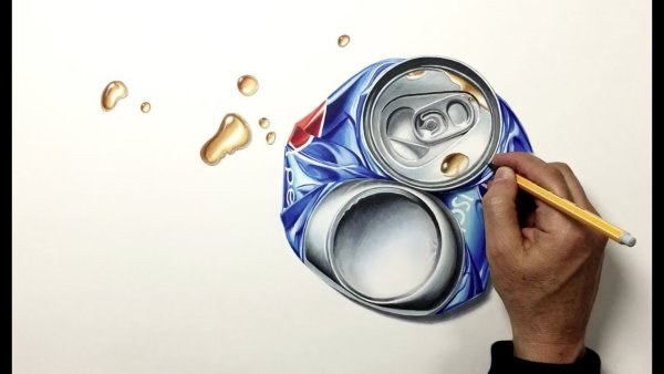 Реклама пепси рисунок карандашом