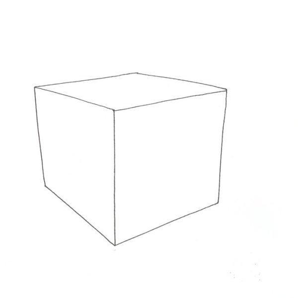 Куб набросок