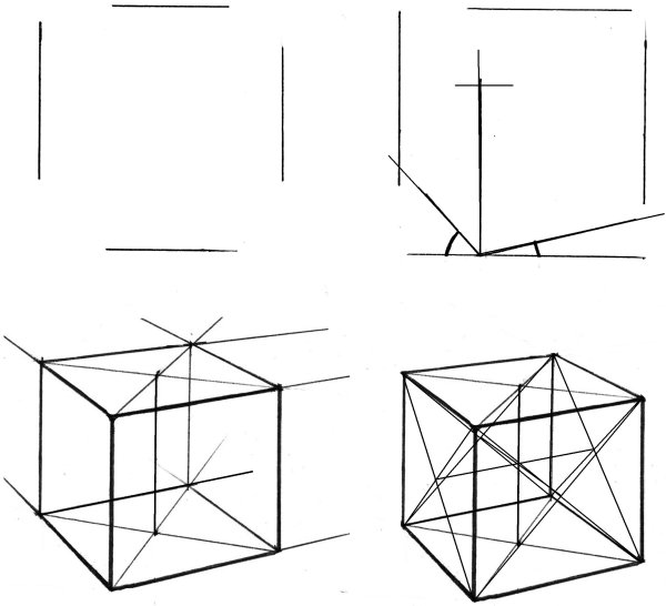 Построение Куба в перспективе