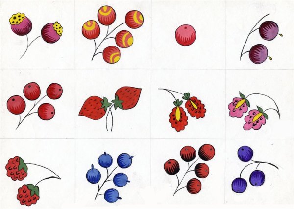 Элементы росписи Покров Майданской