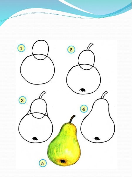 Рисование с детьми овощи и фрукты