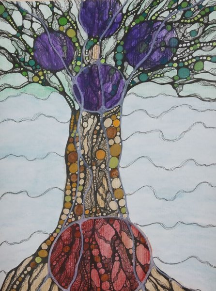 Рисование деревьев для дошкольников