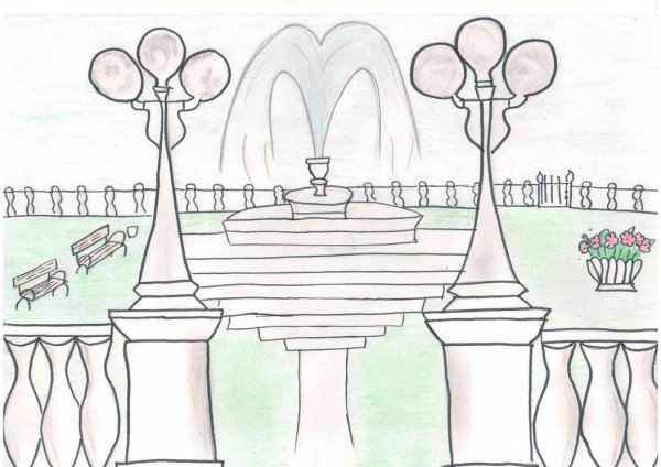 Парк раскраска для детей