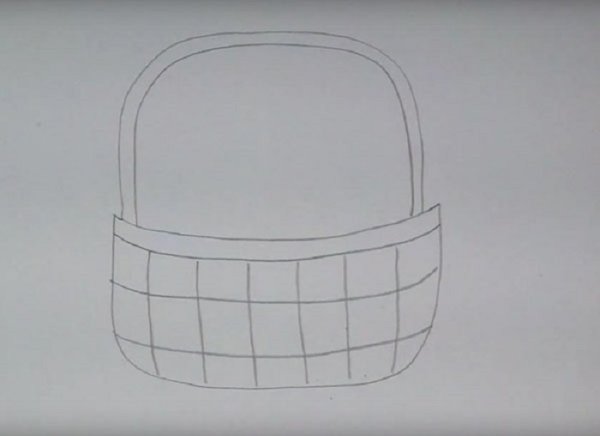 Ваза с фруктами поэтапное рисование