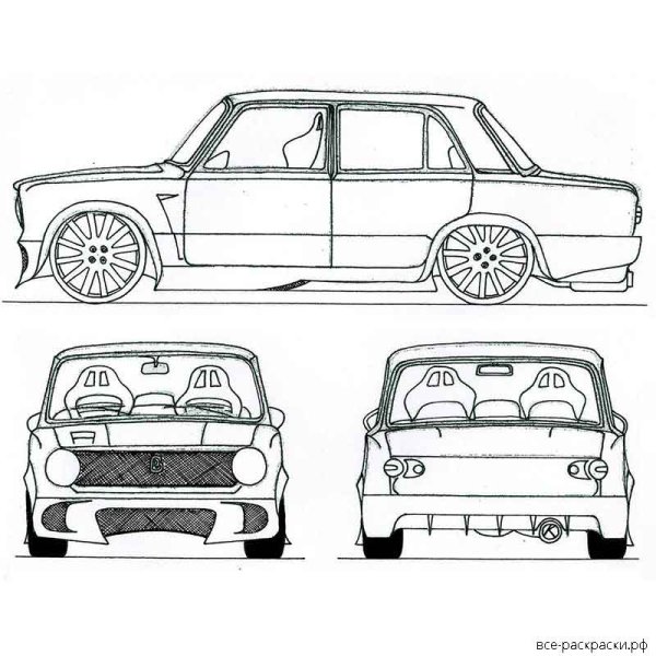 Схема рисования машины