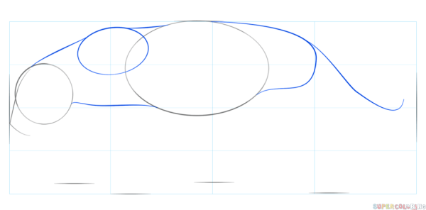 Пошаговое рисование ягуара карандашом