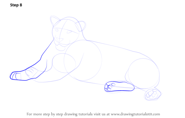 Как нарисовать ягуара по этапам Катина