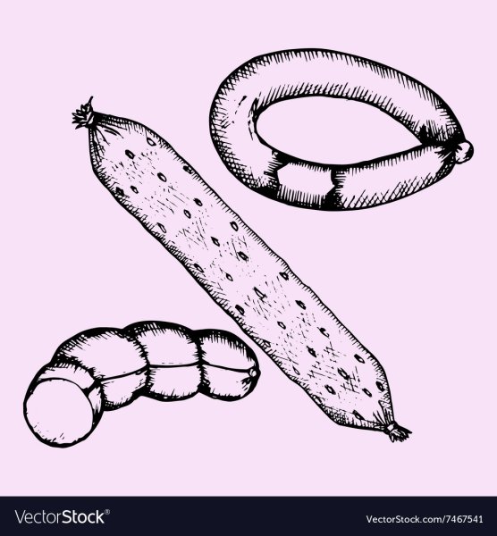 Колбаса карандашом