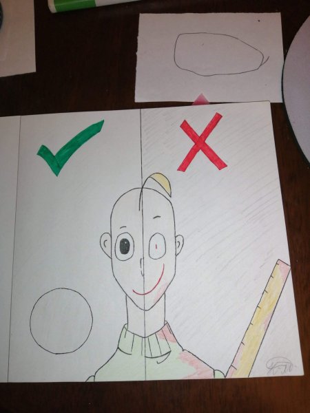 Лёгкие рисунки БАЛДИ