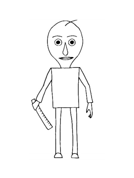 Бауди раскраска