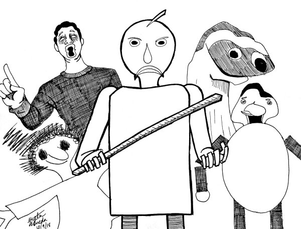 Школа БАЛДИ раскраска