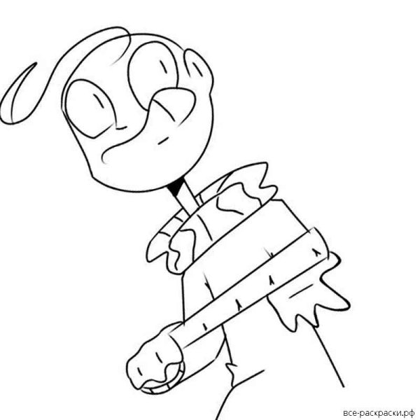 Baldi раскраска