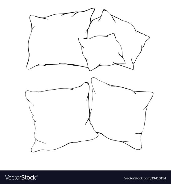 Подушка раскраска