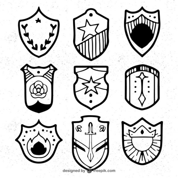 Щит рисунок