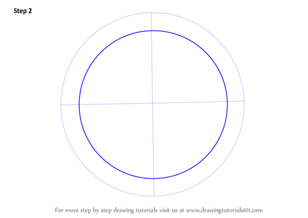 Нарисовать щит капитана Америки