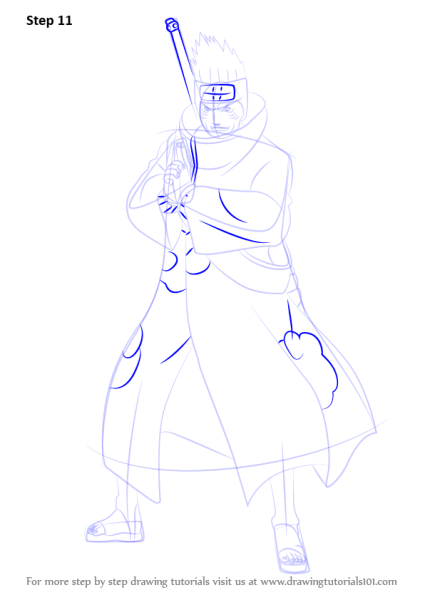 Кисаме поэтапно