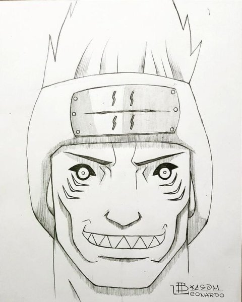 Нарисовать Наруто персонажей Кисаме