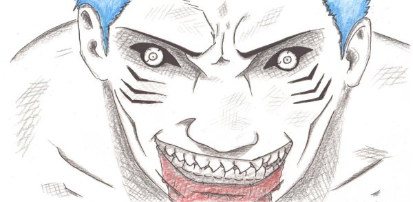 Как нарисовать Кисаме Хошигаки