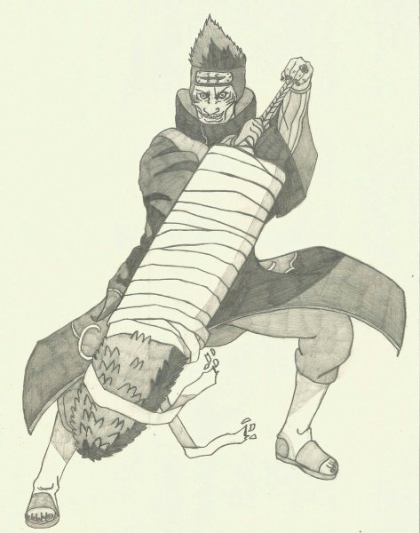 Кисаме и Самехада арт