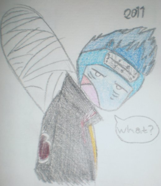 Наруто Кисаме карандашом