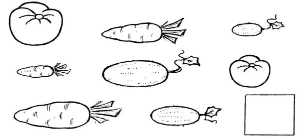 Учимся рисовать. Овощи