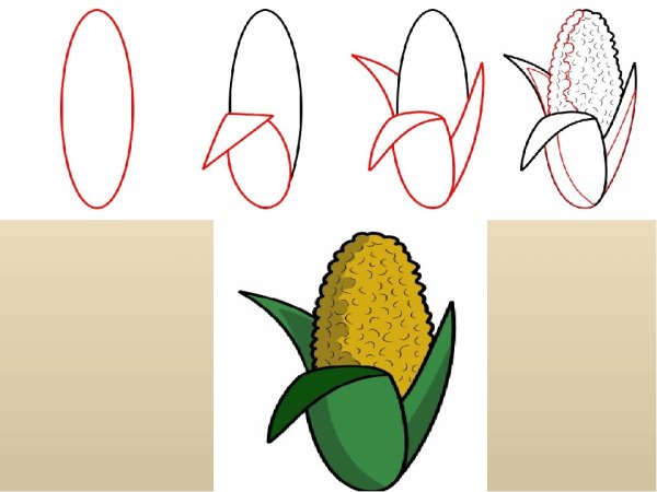 Лёгкие рисунки поэтапно
