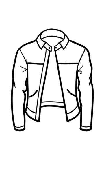 Куртка карандашом