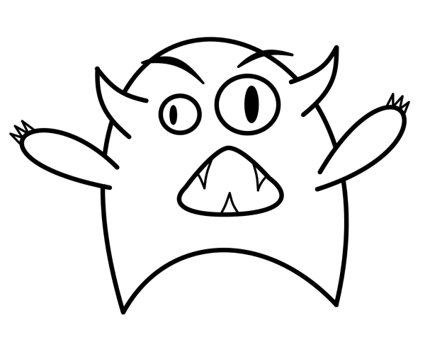 Микробы раскраска