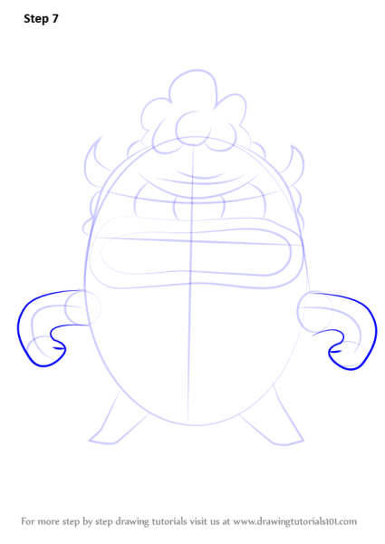 Монстр для детей легкий