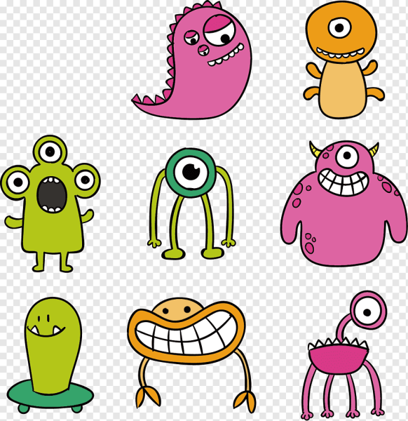 Монстры раскраска для детей