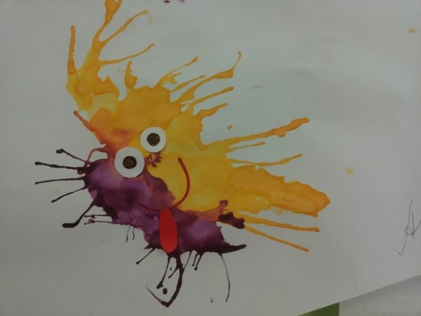 Кляксография капельный метод