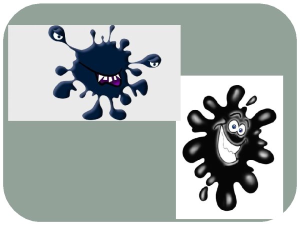 Изображаем пятном