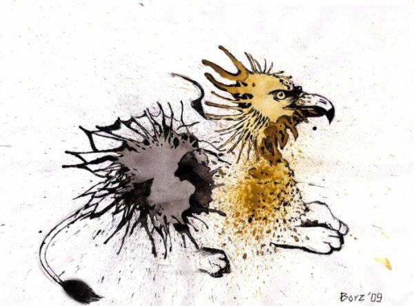 Рисование пятном