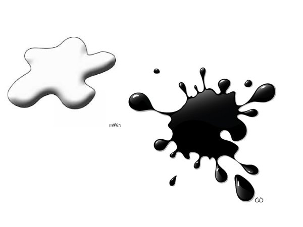 Наклейка Клякса