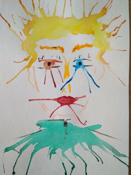 Кляксография капельный метод