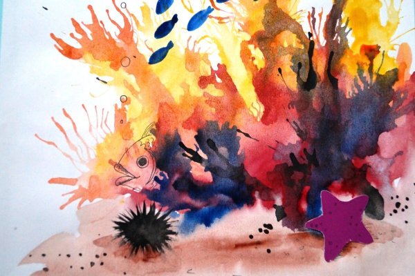 Техника кляксография для детей