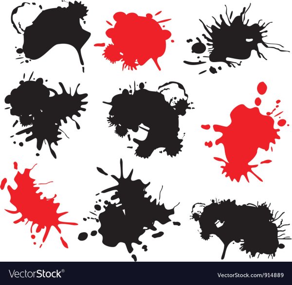 Кляксы для развития воображения детей