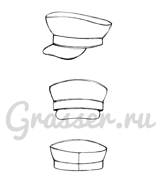 Фуражка РККА выкройка