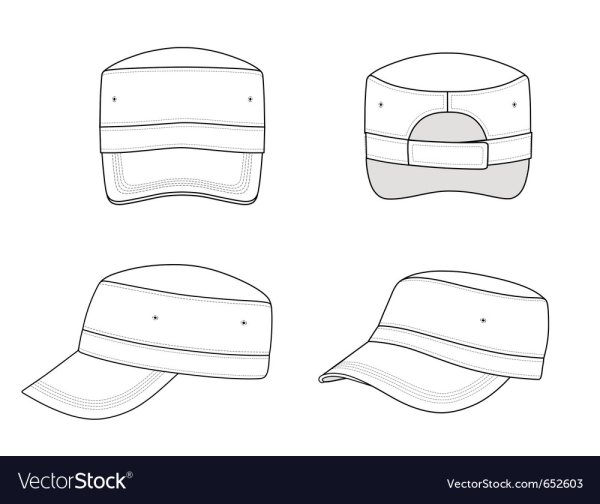 Рисуем фуражку пилотку