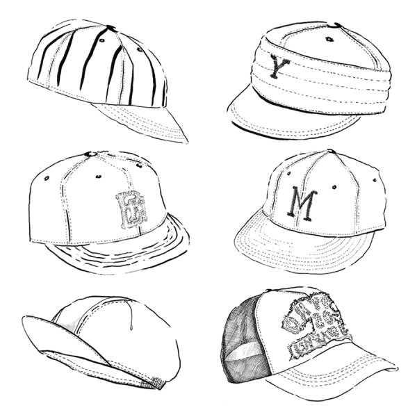 Кепка карандашом для начинающих