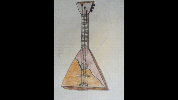 Балалайка рисунок