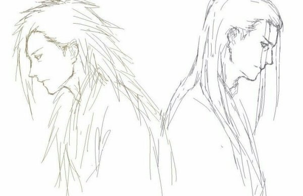 Мадара Учиха для срисовки