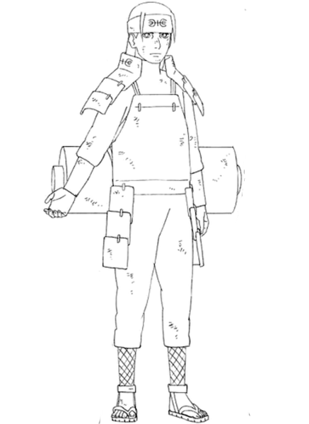 Рисунки аниме Наруто Хаширама