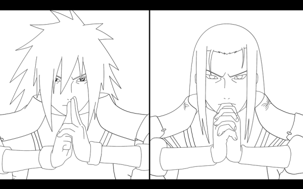 Хаширама Мадара Обито Наруто Саске