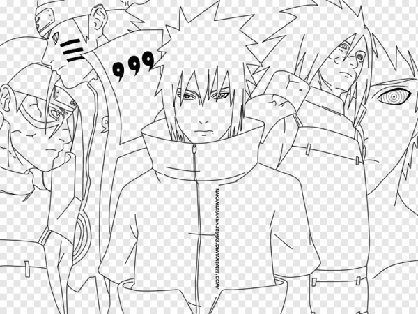 Рисунки для срисовки аниме Наруто команда номер 7