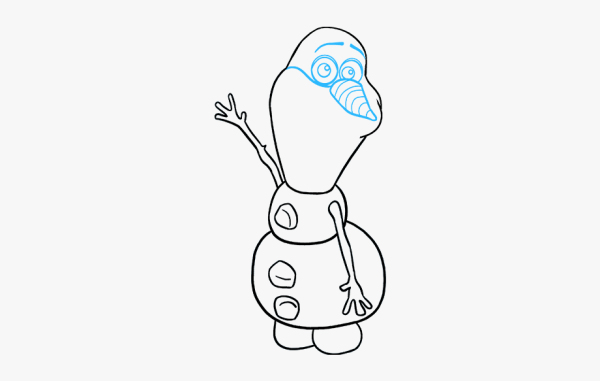 Олаф поэтапно