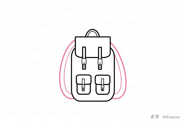 Рюкзак набросок